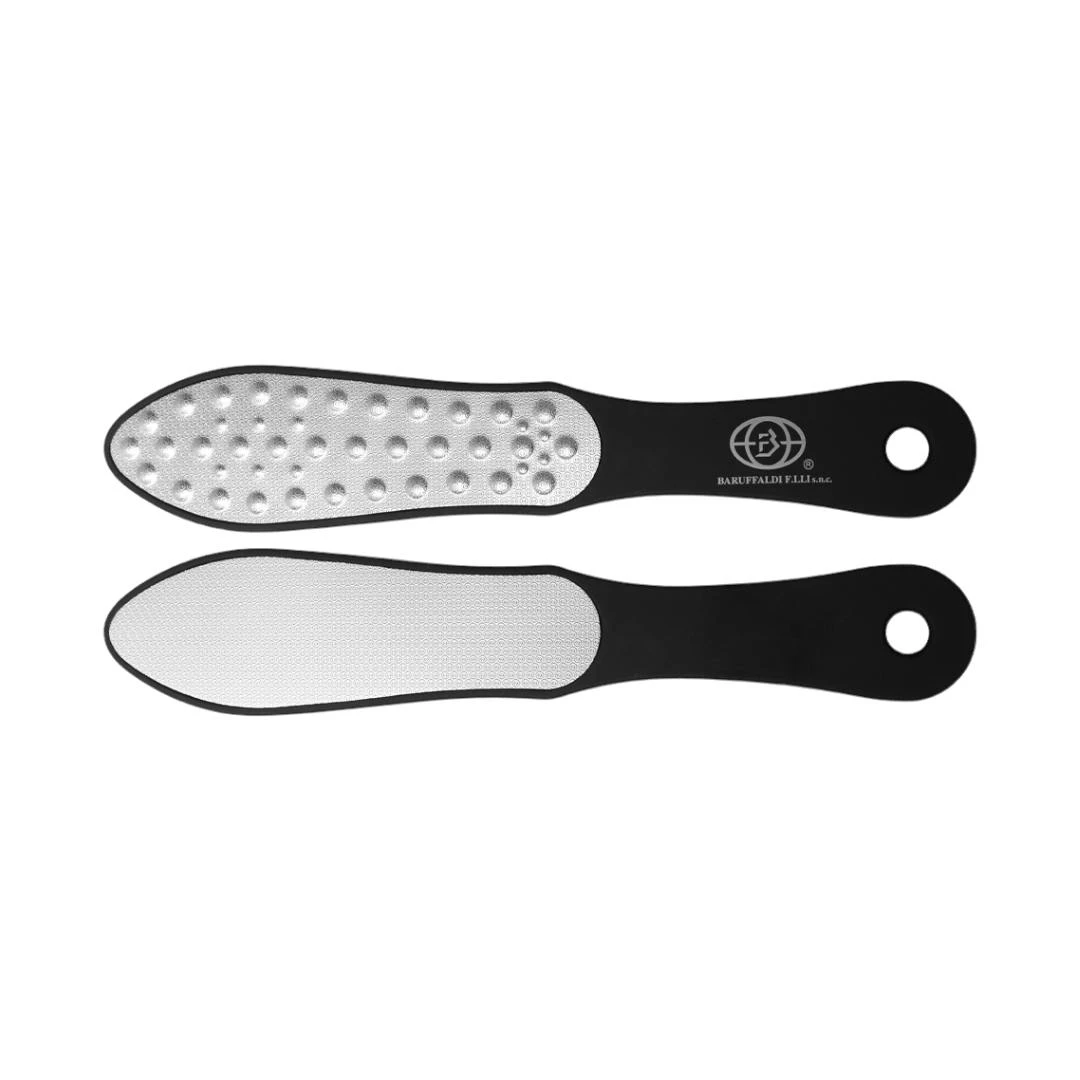 Lima pedicure dupla face metálica ergonómica