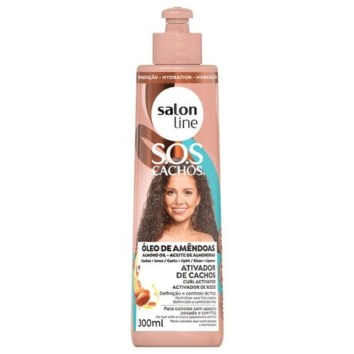 Ativador de cachos com óleo de amêndoas 300ml