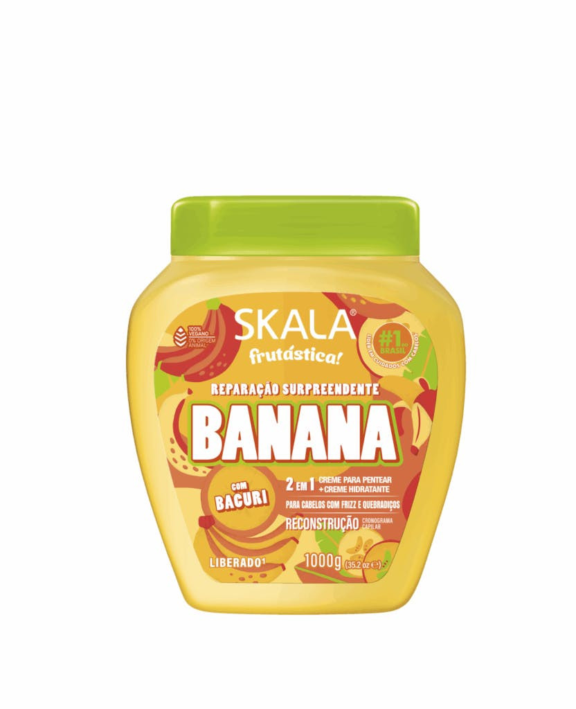 Máscara capilar 2 em 1 Banana e Bacuri 1000 g