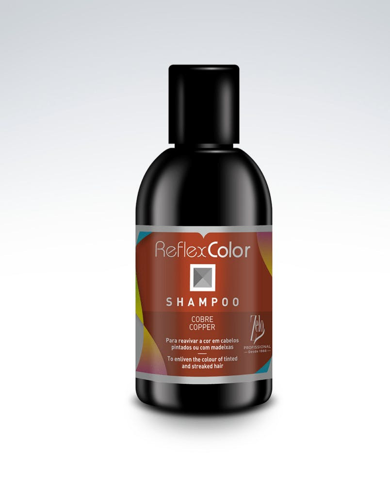 Shampoo tonalizante Cobre para manutenção da cor