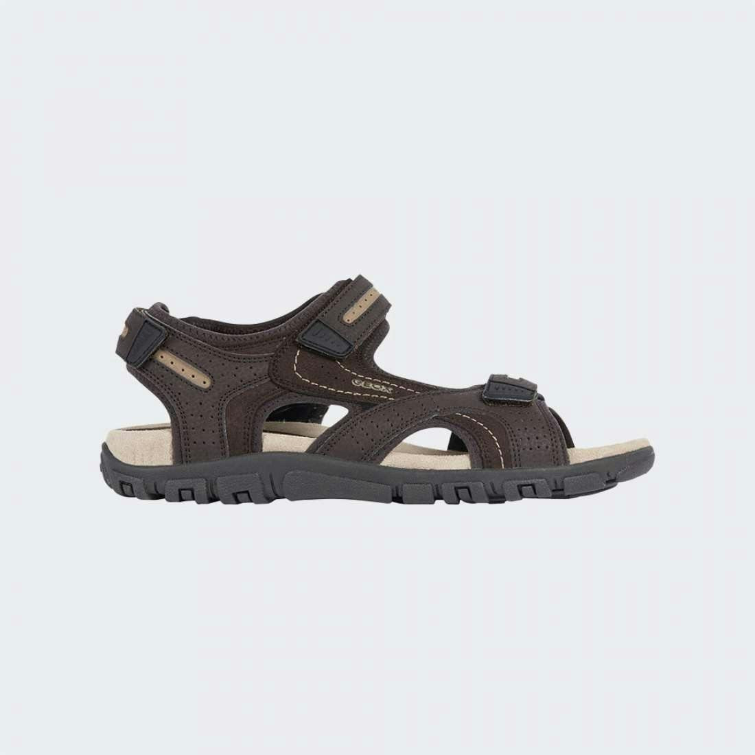 SANDALIAS GEOX STRADA BROWN/SAND
