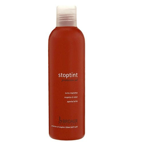 Óleo protetor anti-manchas para aplicação em tintura cabelo