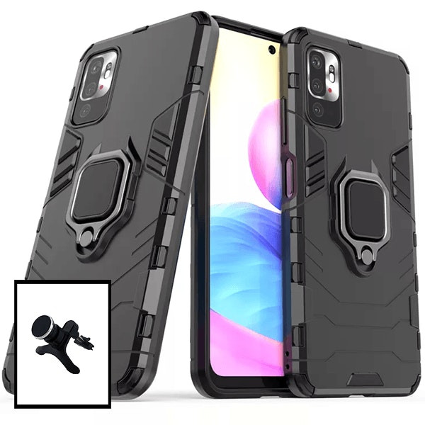 Funda Military Defender con soporte magnético de coche y soporte reforzado