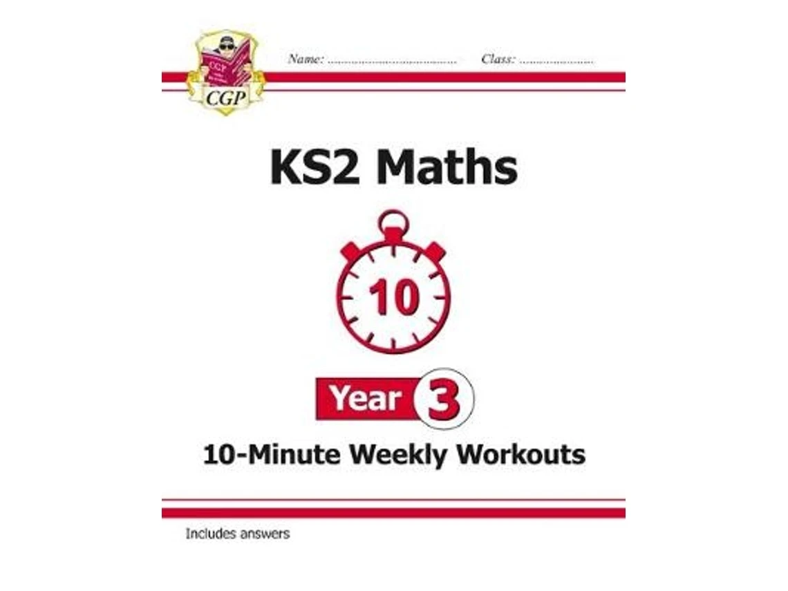 KS2 Maths 10-Minute Weekly Workouts by CGP Books (English)