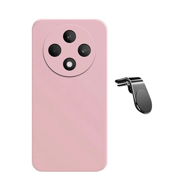 Liquid Silicone Case for Reno12 FS 4G + Magnetic Car Mount