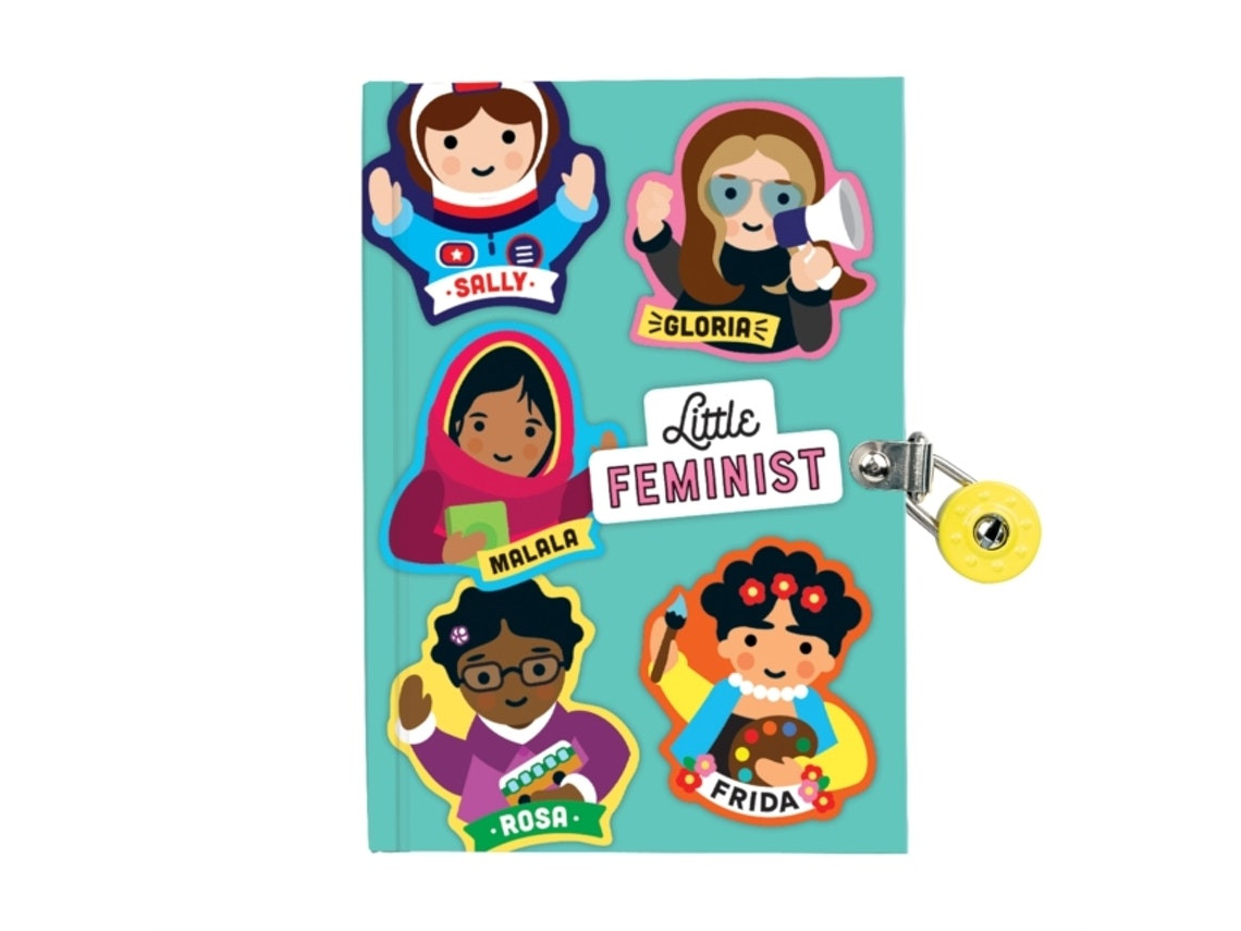Little Feminist Locked Diary de Galison Mudpuppy (Inglés)