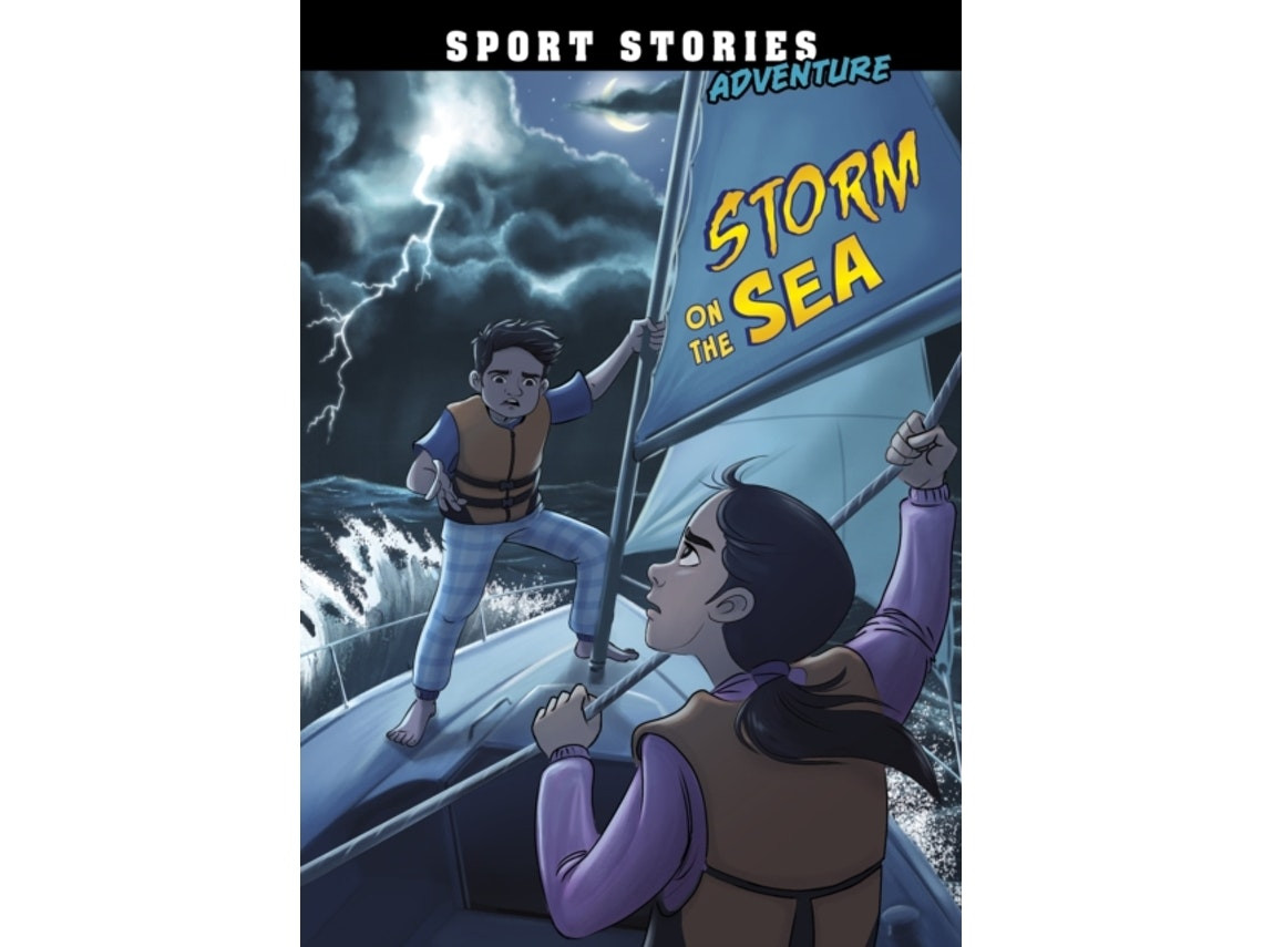 Storm on the Sea de Jake Maddox (Inglés)