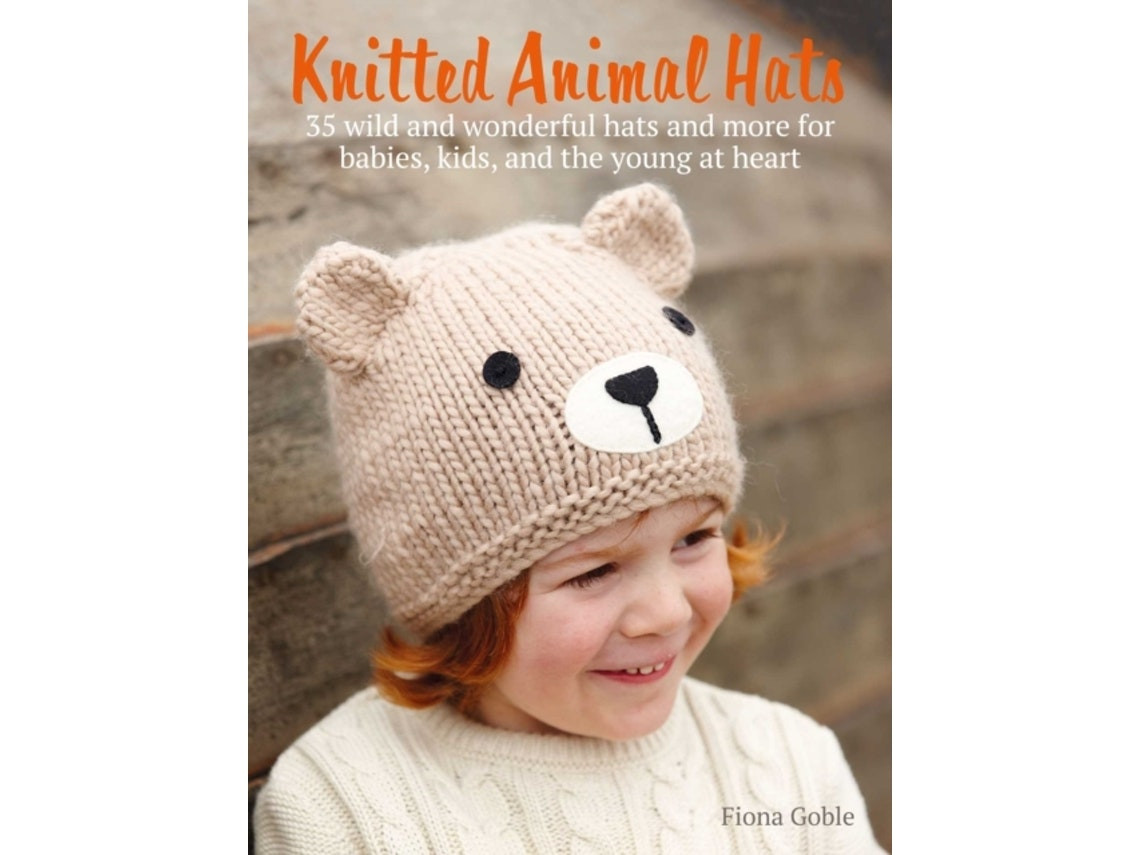 Knitted Animal Hats de Fiona Goble (Inglés)