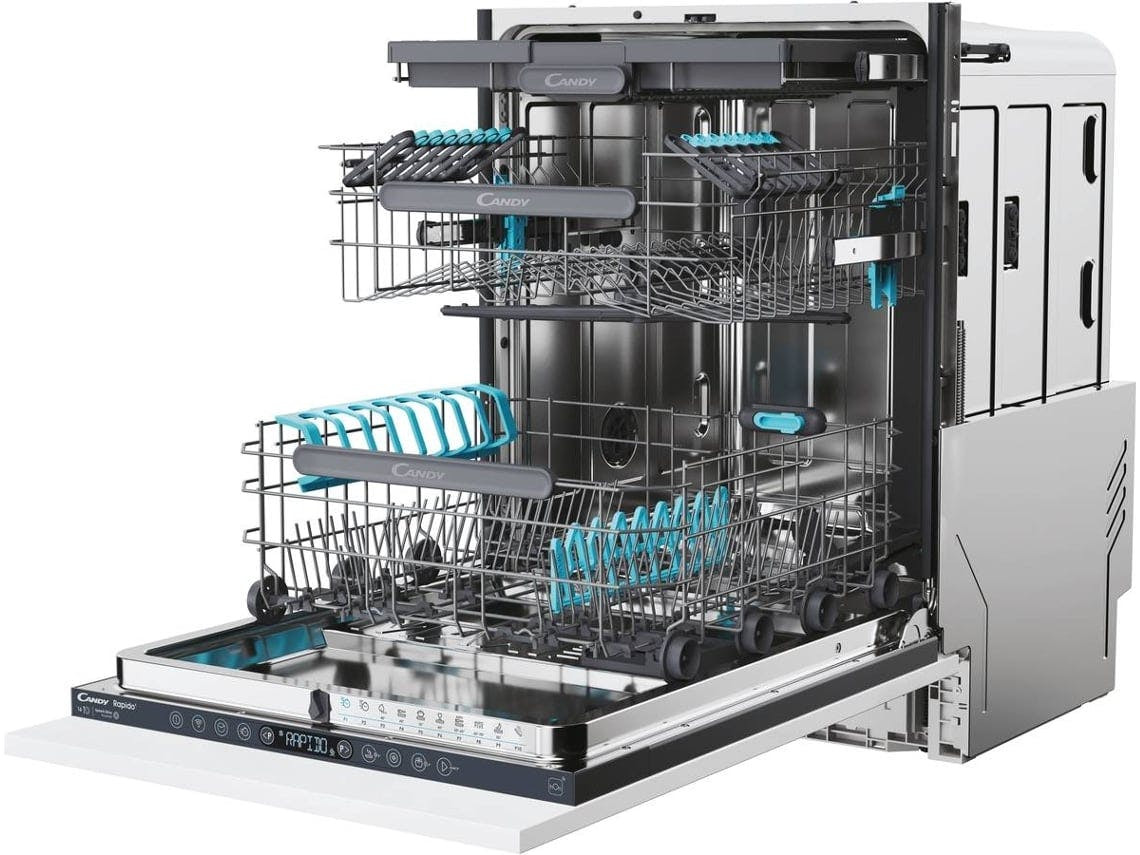 Máquina de Lavar Loiça Encastre CANDY CS 6B4S1PMA (16 Conjuntos - 595 cm - Painel Preto)