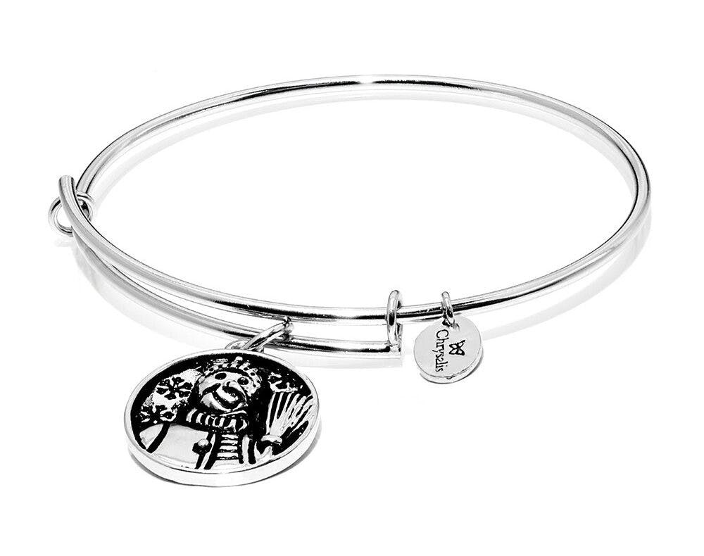 Pulseira Chrysalis® Snowman Prateada - Com Caixa ou Saco Oferta