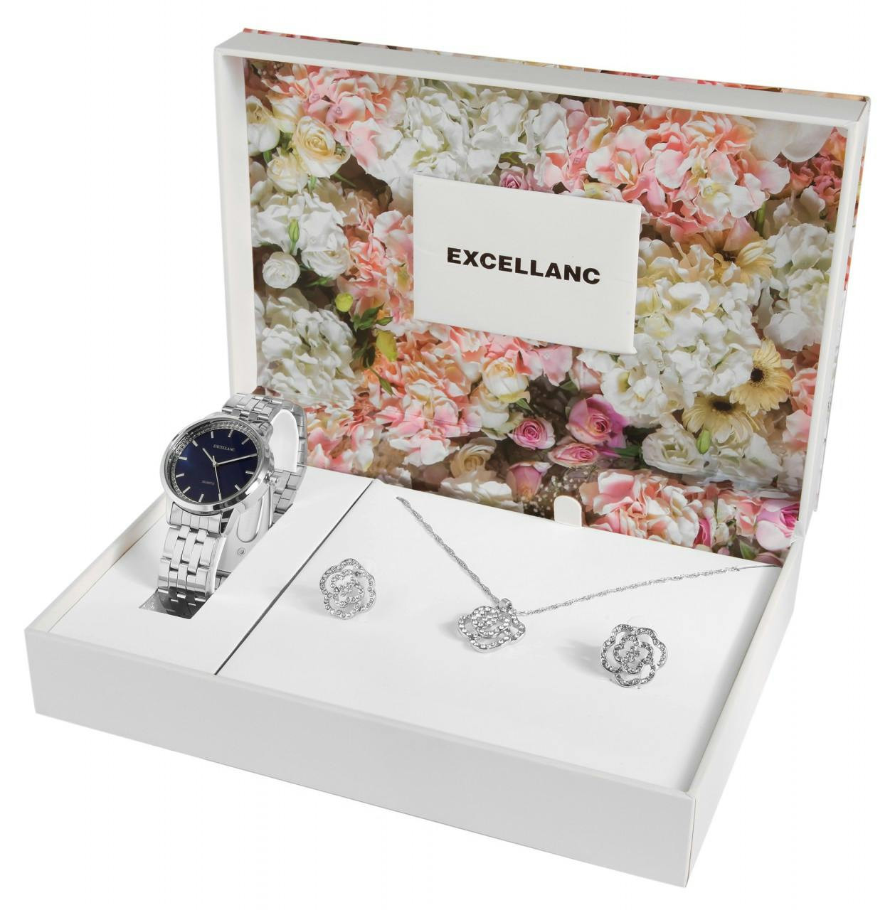 Excellanc® Conjunto Relógio + Joalharia 238-003