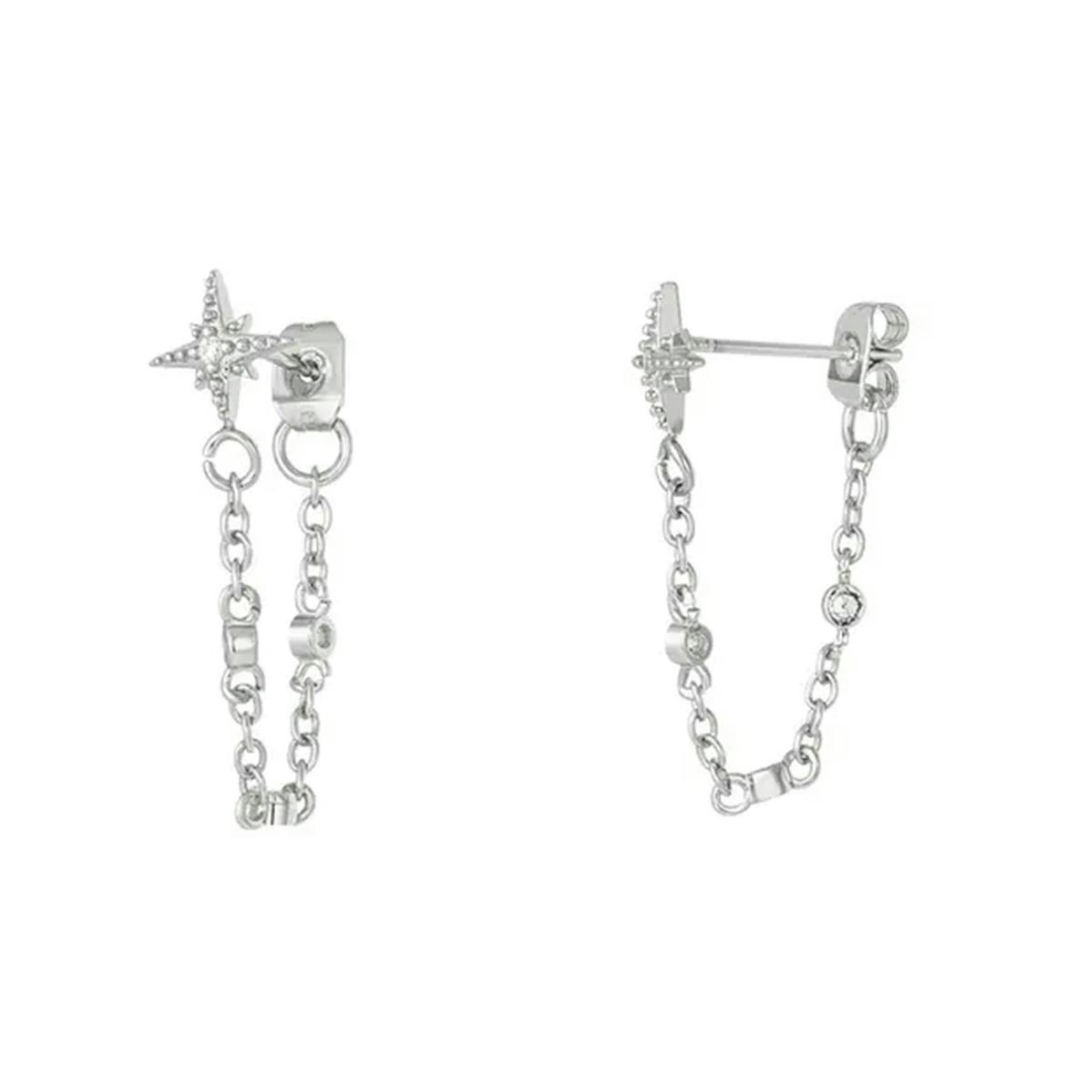 MonBijoux by Ophélia® Brincos com estrela - Coleção Sparkle KST8751