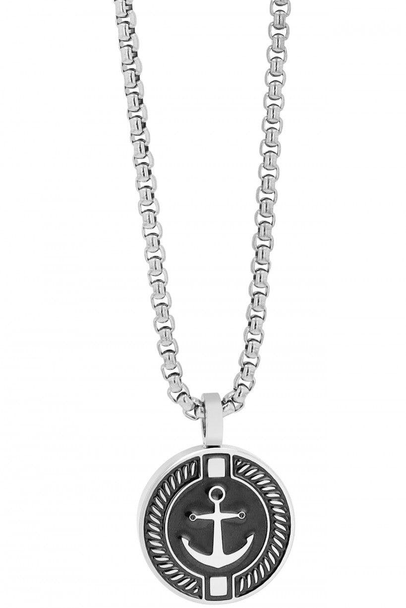 Akzent® Colar com Pendente Preto em Aço Inoxidável Hipoalergênico - 5010478-001