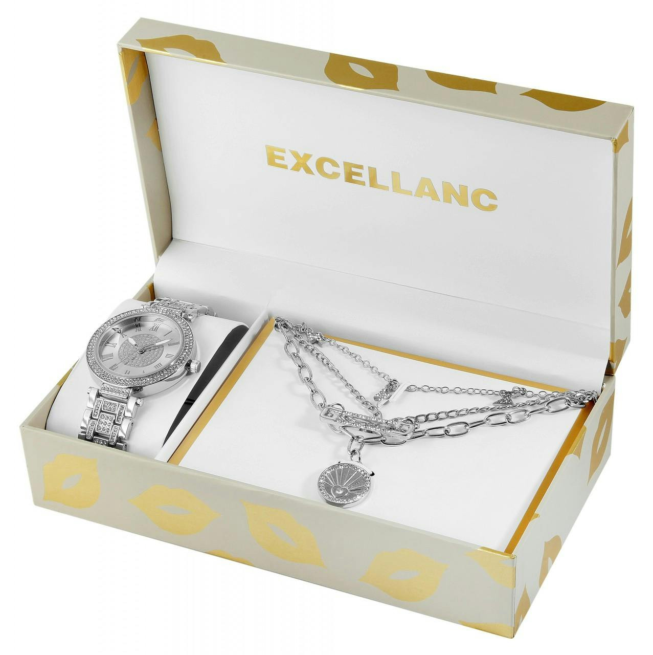Excellanc® Conjunto Relógio + Joalharia 246-002