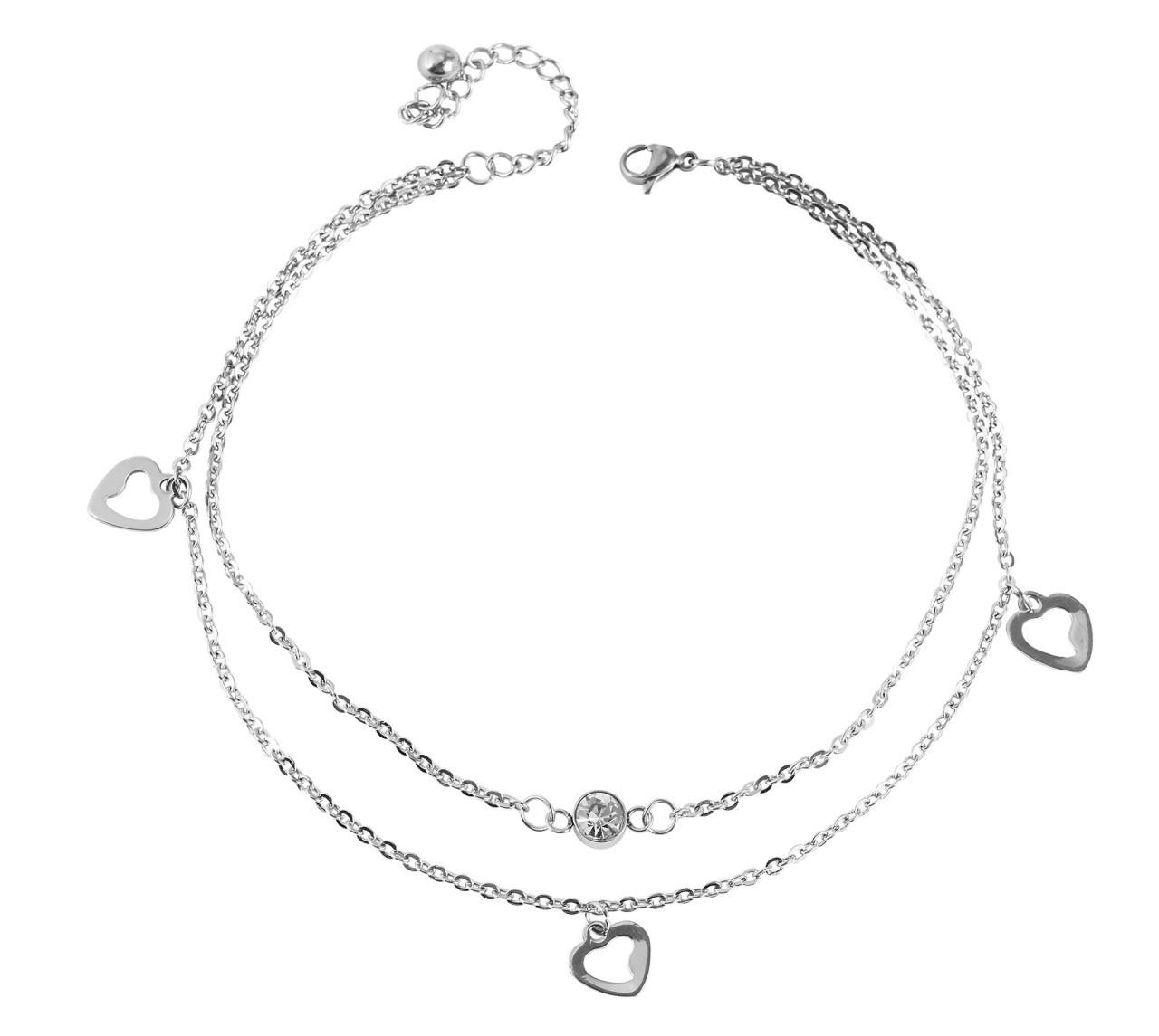 Akzent® Pulseira de Pé em Aço Inoxidável