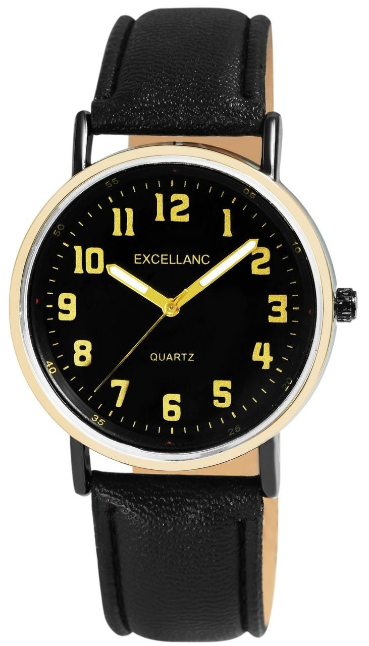 Relógio Excellanc® Homem com Bracelete em Couro - 2900229-003