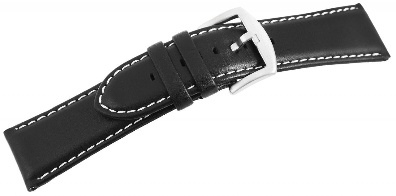 Bracelete para Relógio em Pele Genuína Preto 18 mm - 8000127-260