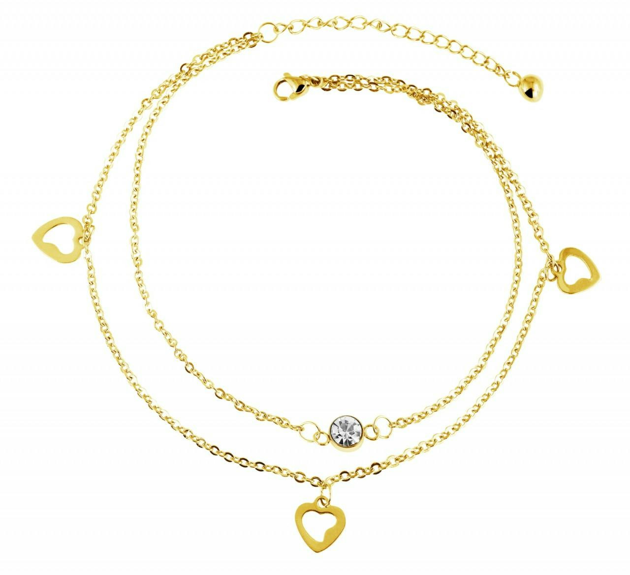 Akzent® Pulseira Pé em Aço Inoxidável - 5110031-002