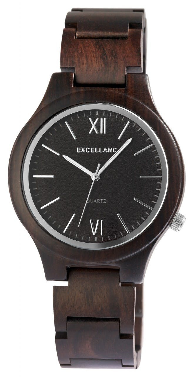 Relógio Excellanc® Mulher com Bracelete em Madeira - 1800237-003
