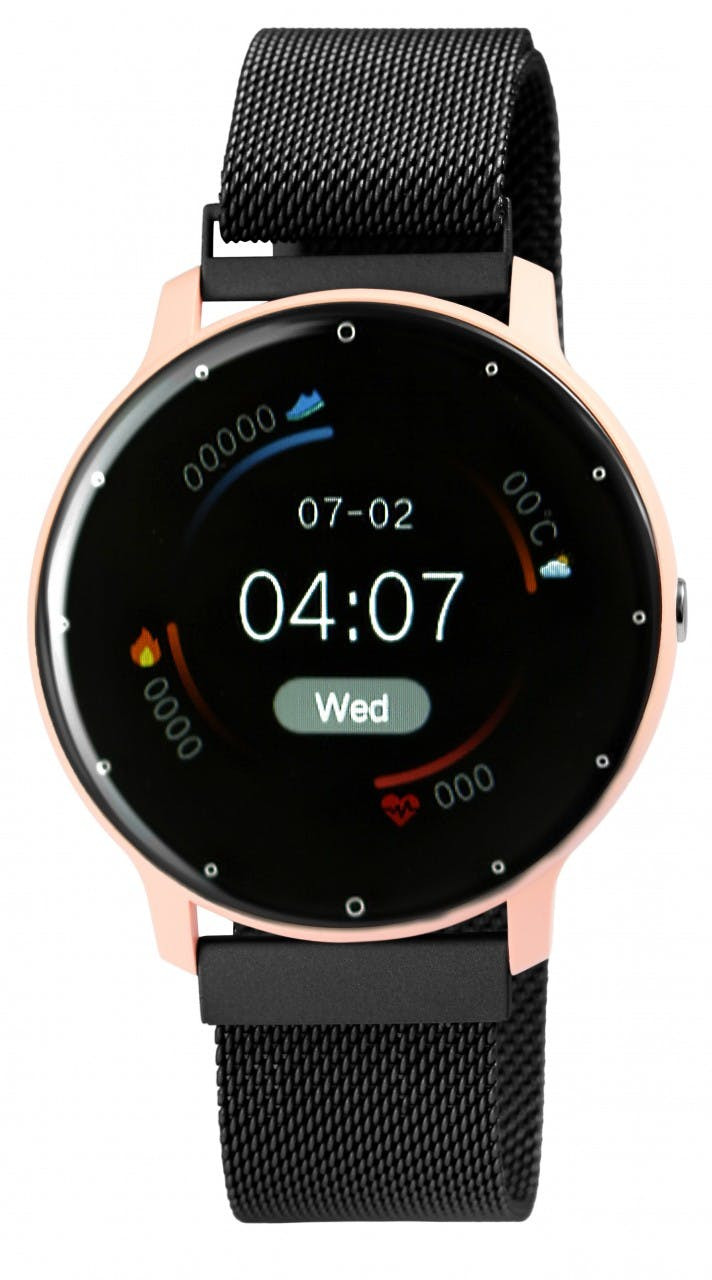 TimeTech ® Smartwatch com Bracelete em Malha Metal - 2440013-004