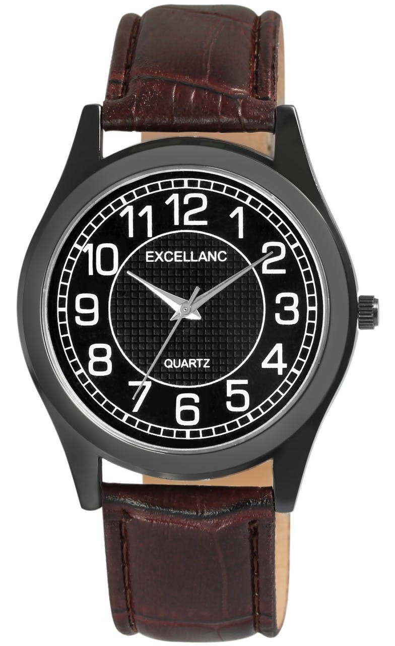 Relógio Excellanc® Homem com Bracelete em Couro - 2900228-005