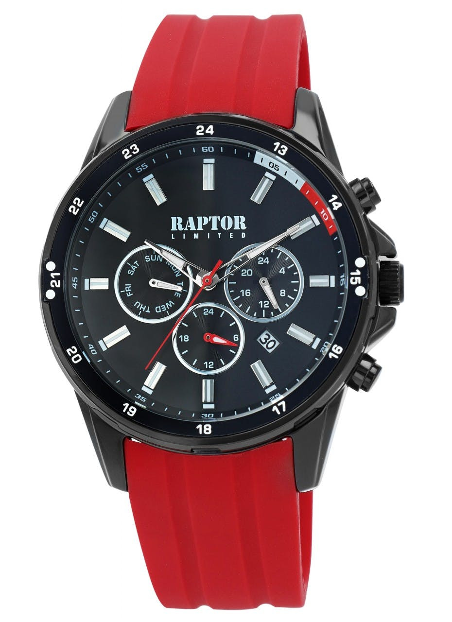 Relógio Raptor ® LIMITED Homem com Pulseira de Silicone