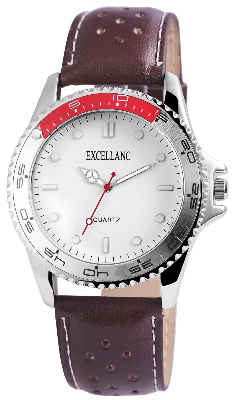 Relógio Excellanc® Homem com Bracelete em Couro - 295027500194