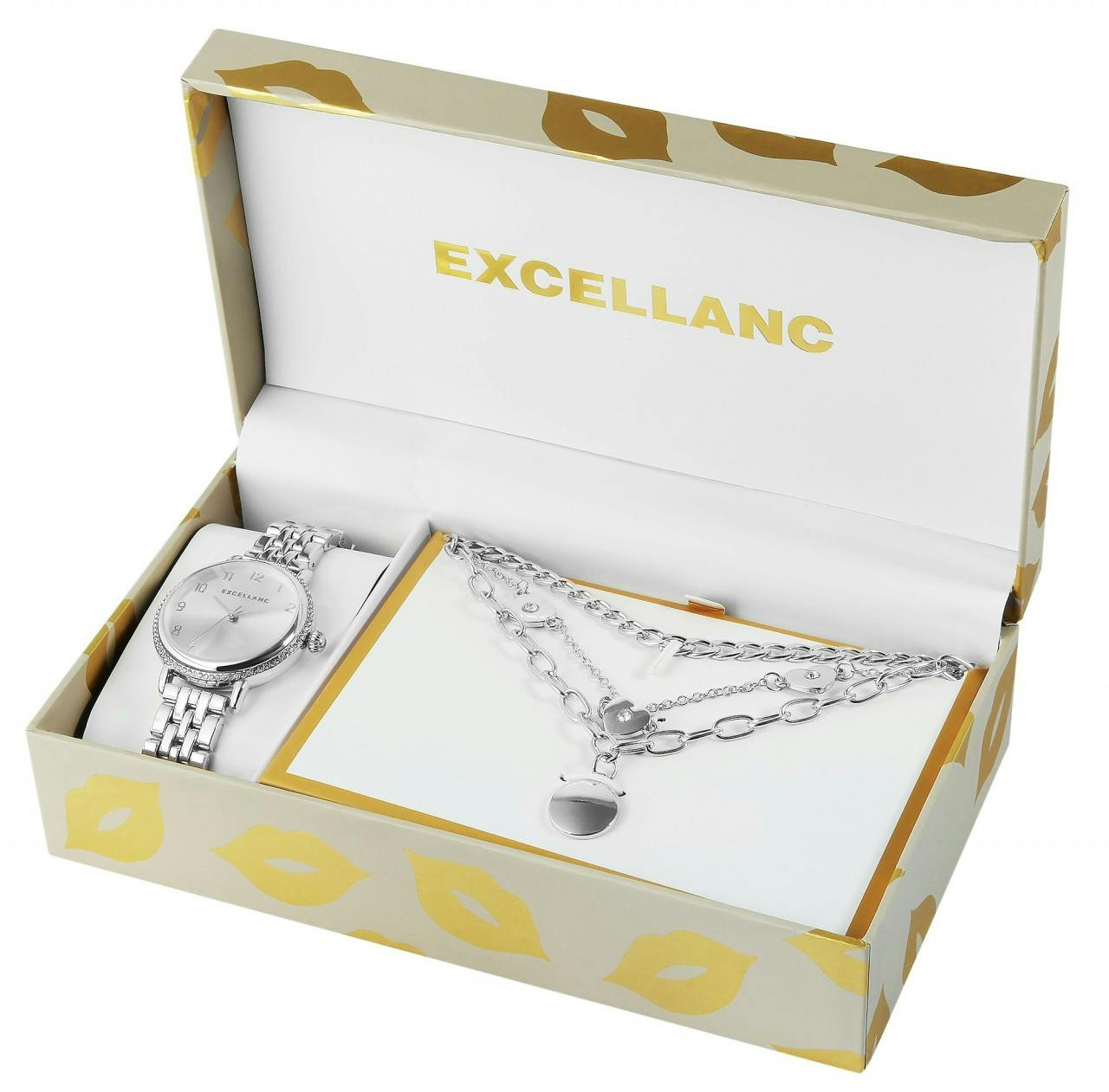 Excellanc® Conjunto Relógio + Joalharia 247-002