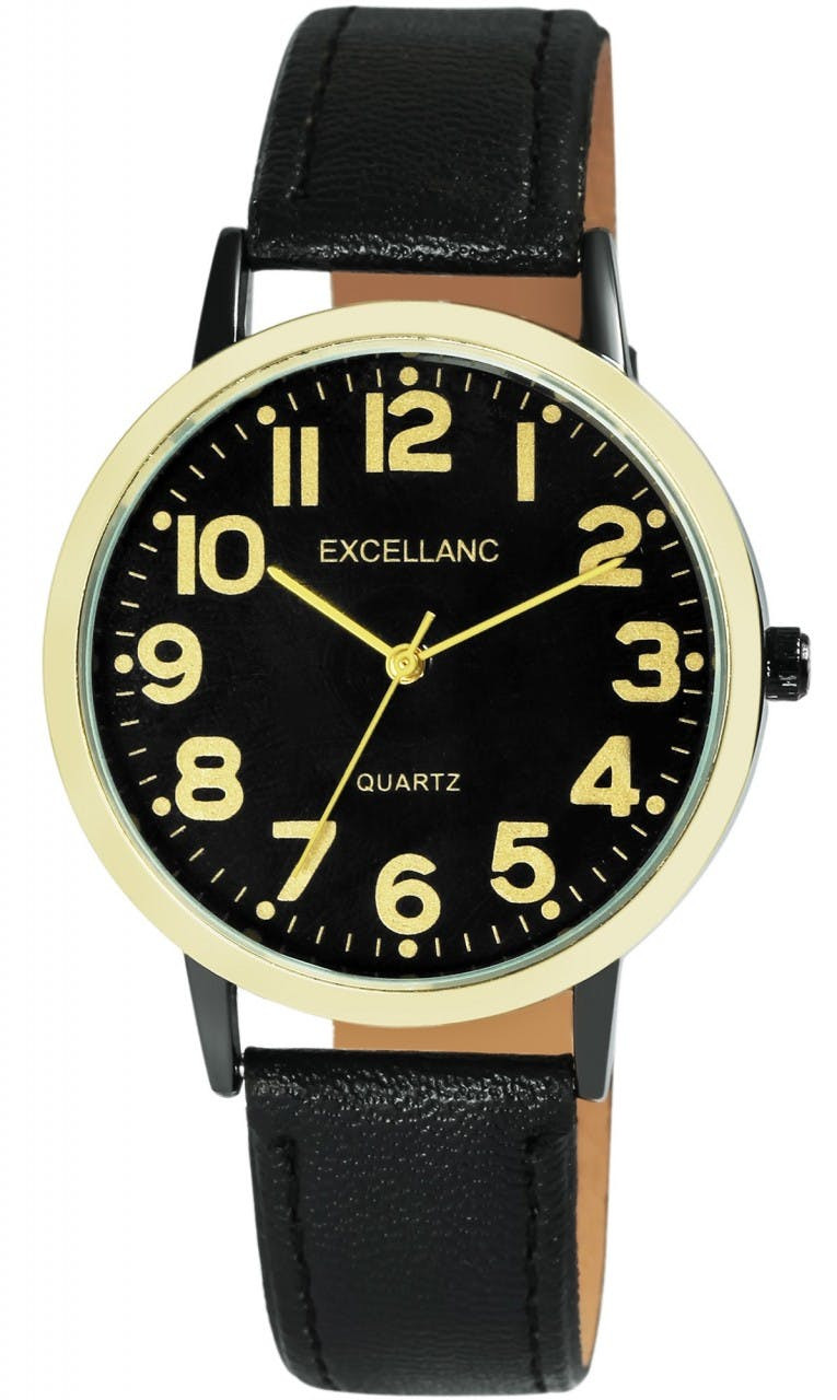 Relógio Excellanc® Homem com Bracelete em Couro - 2900233-004