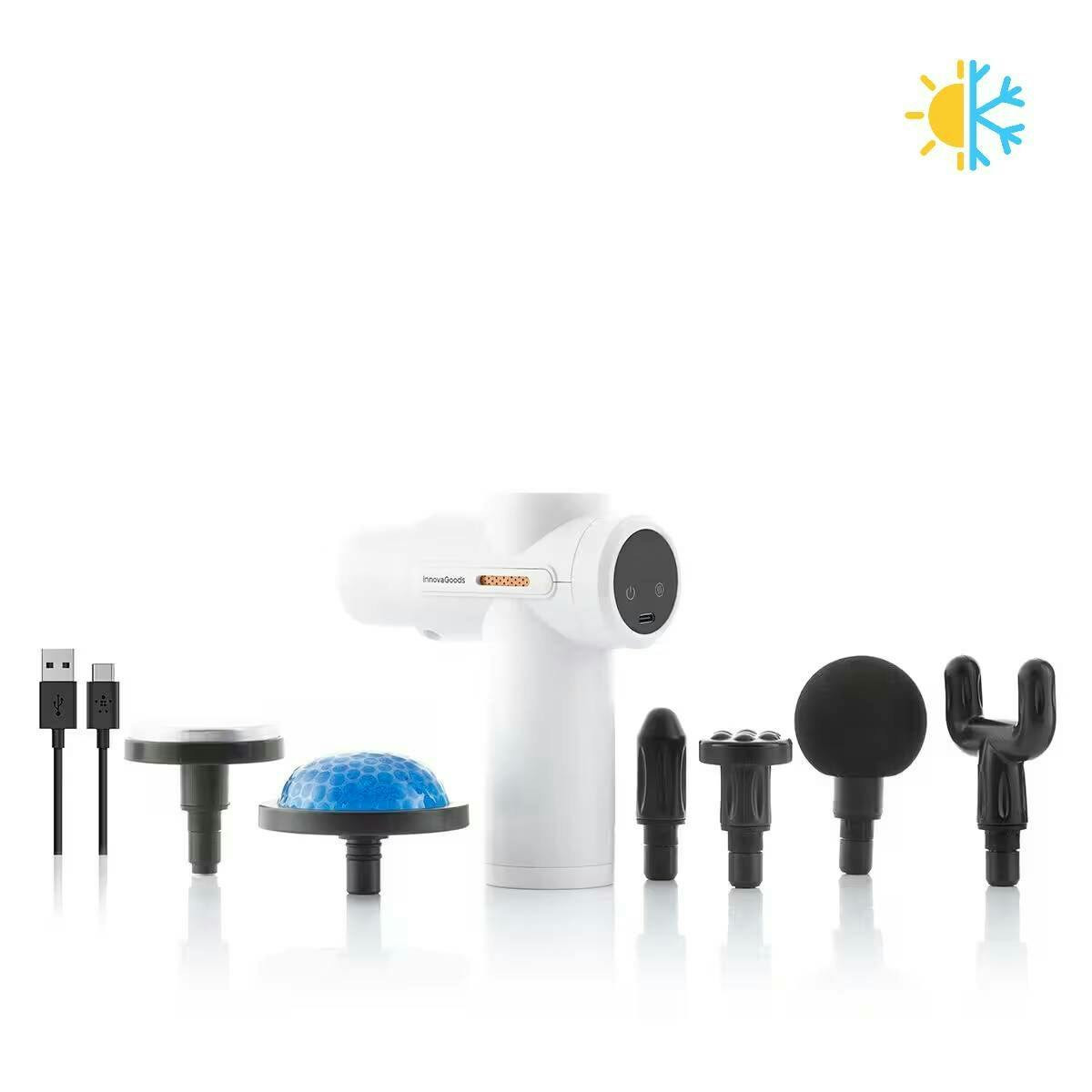 Pistola de Massagem Muscular com Frio e Calor Hokgun