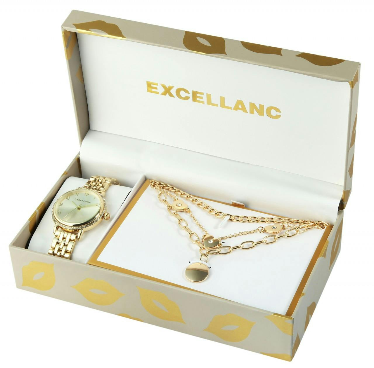 Excellanc® Conjunto Relógio + Joalharia 247-001