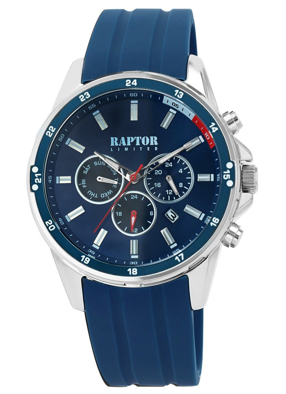 Relógio Raptor ® Limited Homem com Display Multifuncional e Pulseira em Silicone