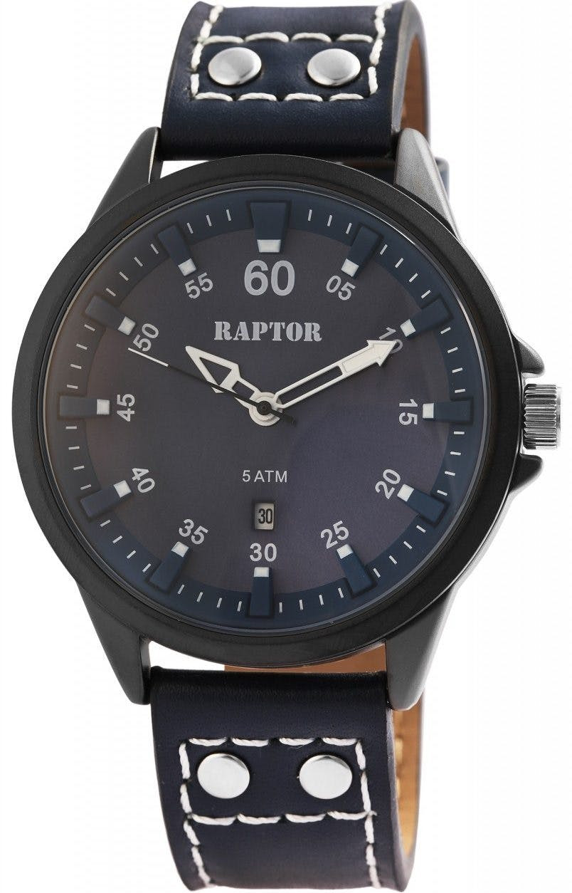 Relógio Raptor® Homem com Bracelete em Pele Genuína - RA20315-003