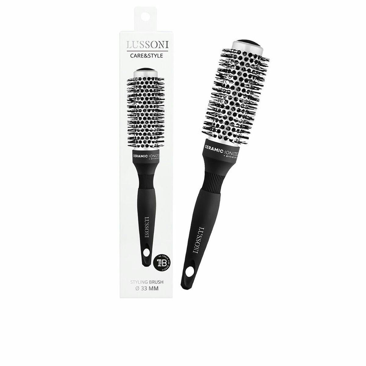 Escova redonda de styling com revestimento cerâmico 33 mm