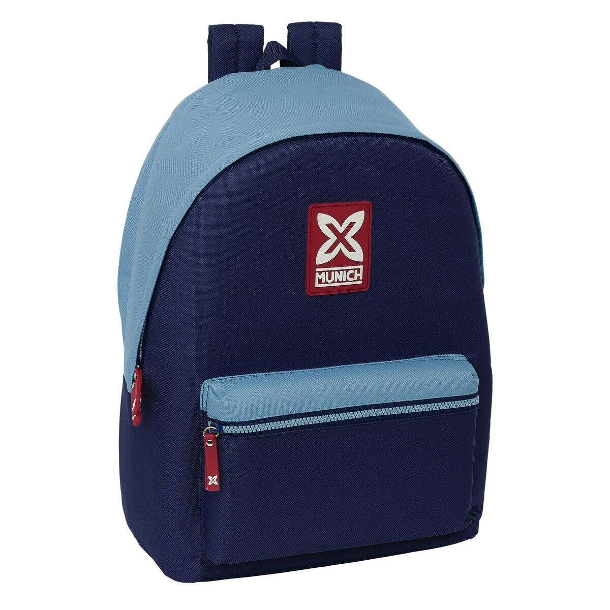 Mochila Casual Munich Royal Azul 31 x 44 x 18 cm