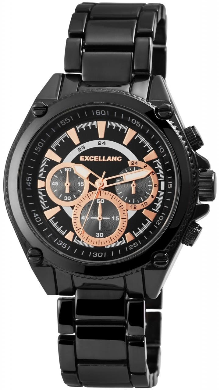Relógio Excellanc® Homem com Bracelete em Aço Inoxidável - 2800047-005