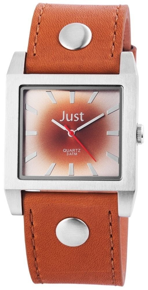 Relógio Just® Unissexo com Bracelete em Pele Genuína - JU20150-005