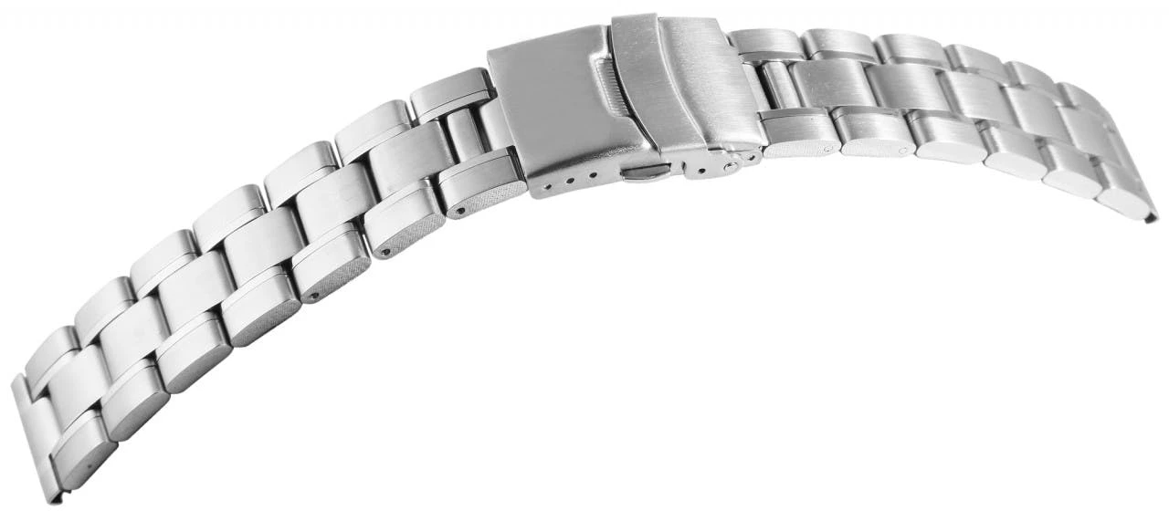 Bracelete para Relógio em Aço Inoxidável Prateada 18 mm - 8100129-180