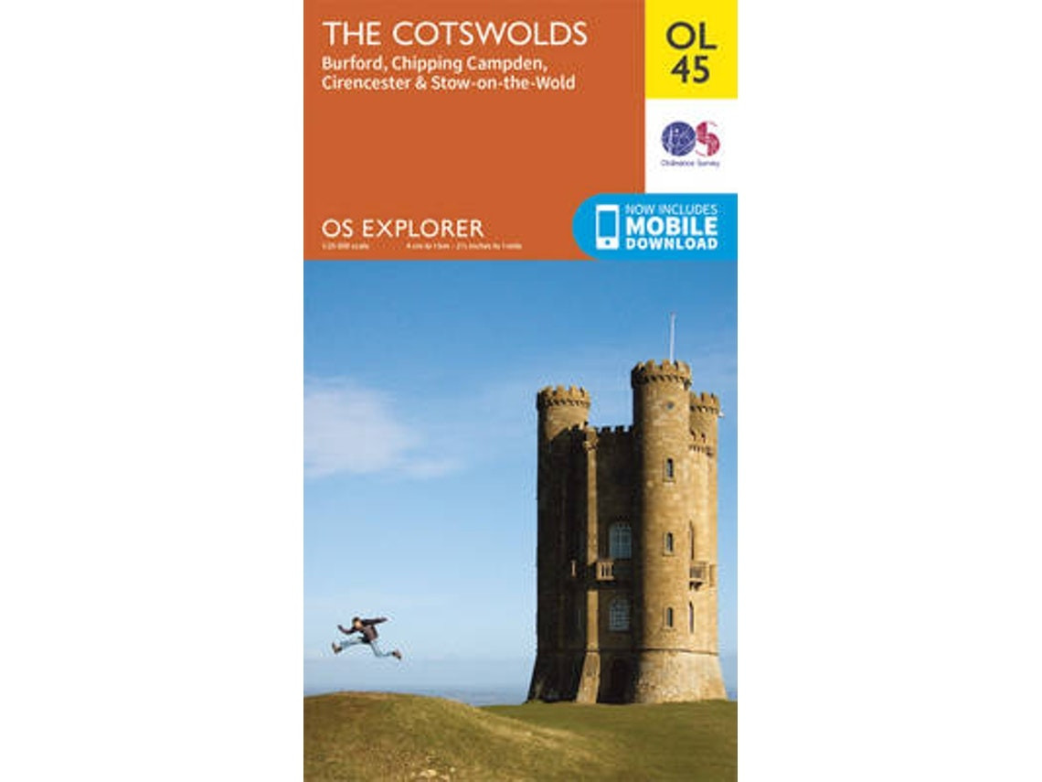 The Cotswolds by Ordnance Survey (English)