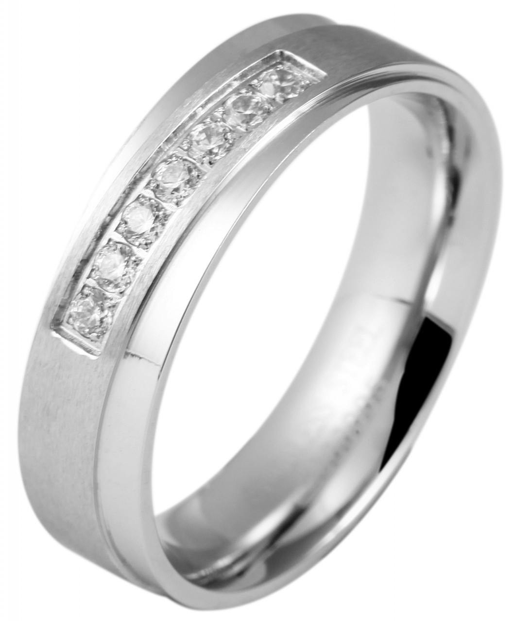 Akzent® Anel Feminino em Aço Inoxidável - Tam.52 - 0005