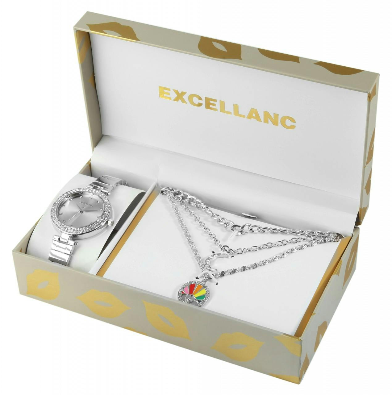 Excellanc® Conjunto Relógio + Joalharia 245-002