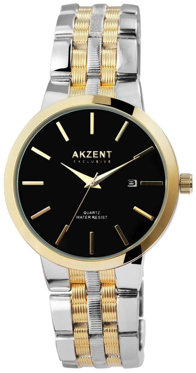 Relógio Akzent ® Homem com Bracelete em Aço Inoxidável - 2800072-002