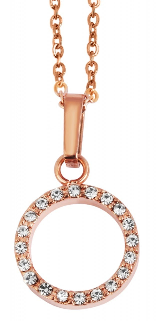Akzent® Colar Rose Gold em Aço Inoxidável - 0185