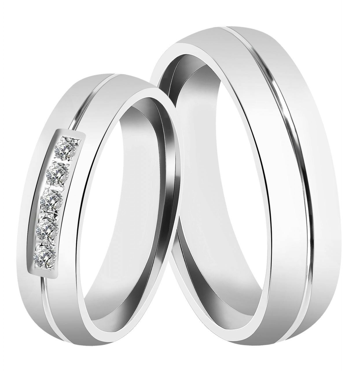 Akzent® Anel Feminino Namorados / Noivado / Amizade em Aço Inoxidável – Tam.52 – 0111