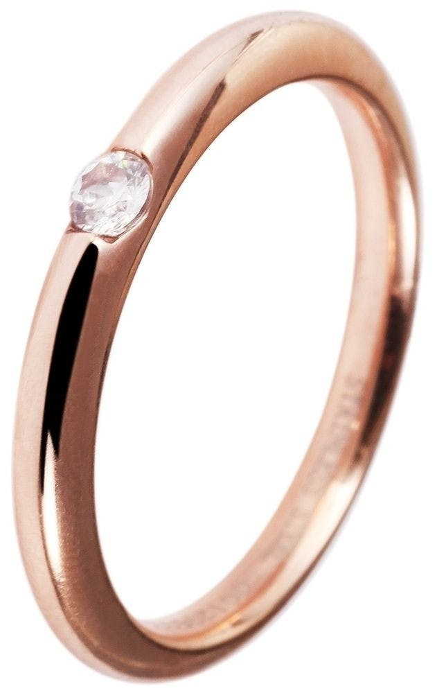 Akzent® Anel Feminino em Aço Inoxidável – Tam.52 – 0015