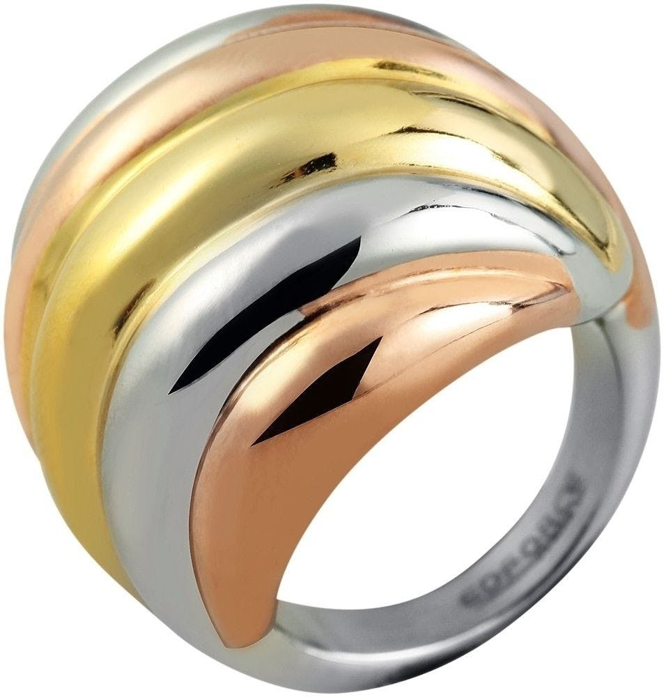 Akzent® Anel Feminino em Aço Inoxidável - Tam.58 - 0123