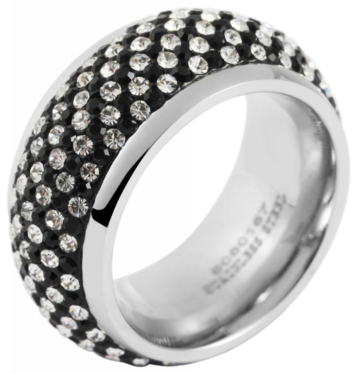 Akzent® Anel Feminino em Aço Inoxidável - Tam.58 - 0187