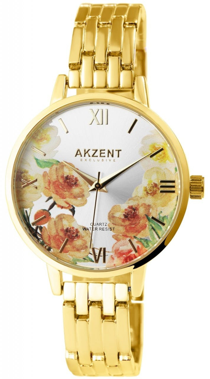 Relógio Akzent ® Mulher com Bracelete em Aço Inoxidável 0197 - 1800197-001