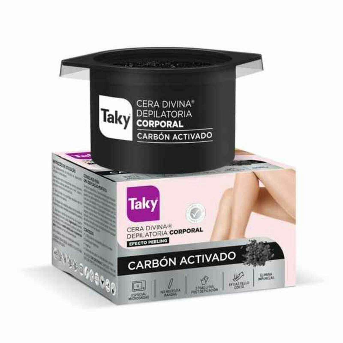 Cera Depilatóra TAKY Activated Carbon Divine Wax Body Depilatory (300 ml)