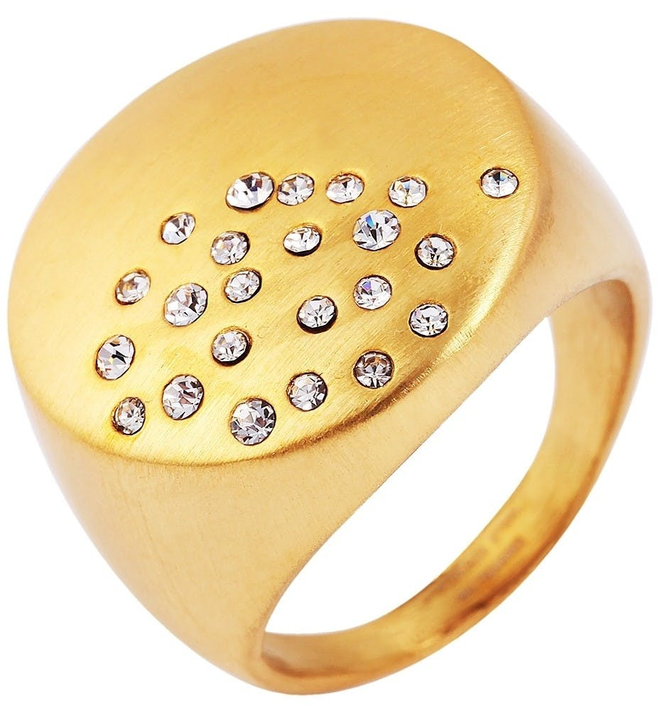 Akzent® Anel Feminino em Aço Inoxidável - Tam.58 - 0245